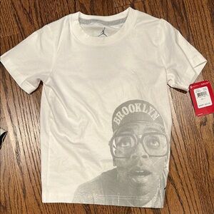 Kids White Graphic Tee Jordan🖤BOGO